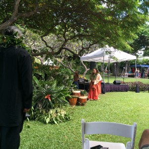 Iwalani Kalima at the Kuahu - 2014 E Mau Ana Celebration
